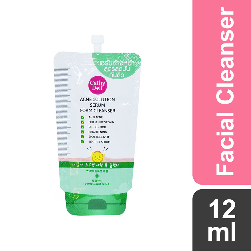 Cathy Doll Acne Solution Serum Foam Cleanser