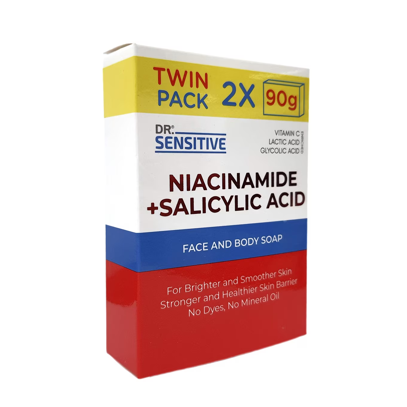 Dr. Sensitive Niacinamide & Salicylic Acid Soap (2 pcs pack)