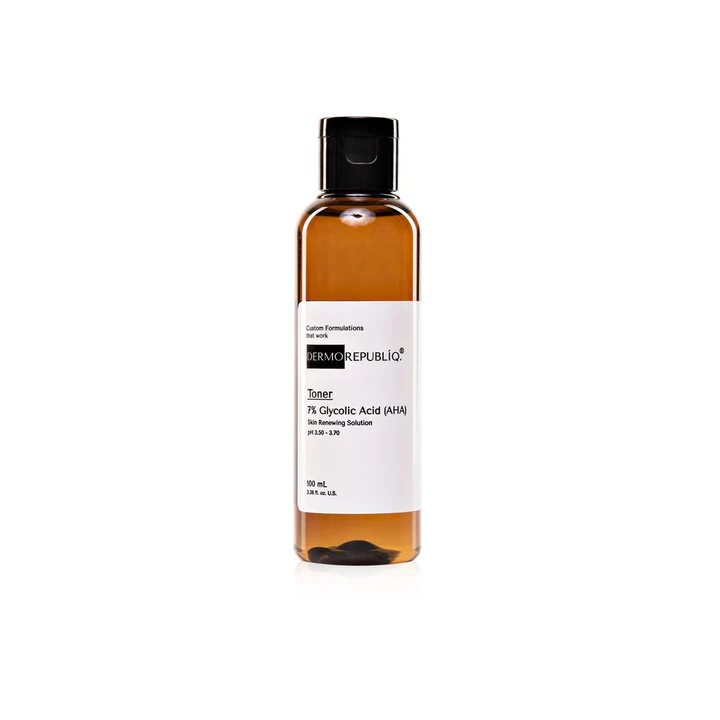 Dermorepubliq 7% Glycolic Acid (AHA) Skin Renewing Toner