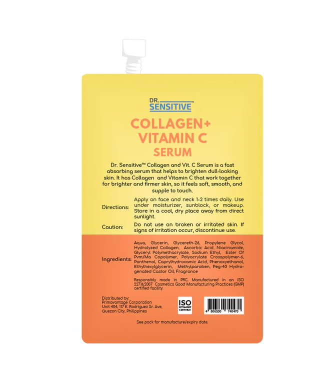 Dr. Sensitive Collagen and Vitamin C Serum 10mL