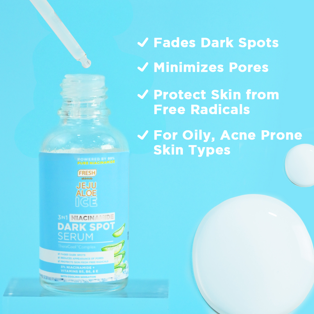 Jeju Aloe Ice 3in1 Niacinamide Dark Spot Serum