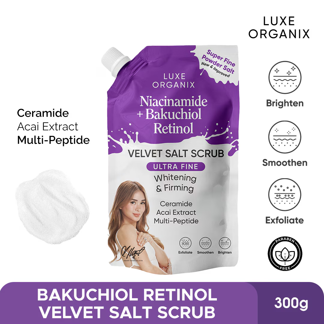 Niacinamide + Bakuchiol Retinol Velvet Salt Scrub