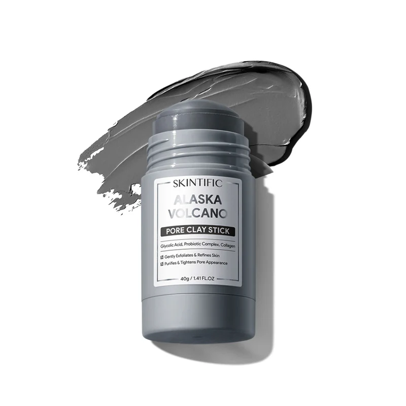 Mugwort Acne Clay Stick & Alaskan Volcano Pore Clay Stick