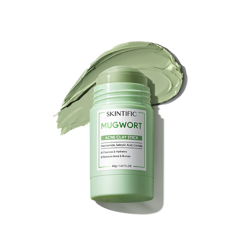 Mugwort Acne Clay Stick & Alaskan Volcano Pore Clay Stick