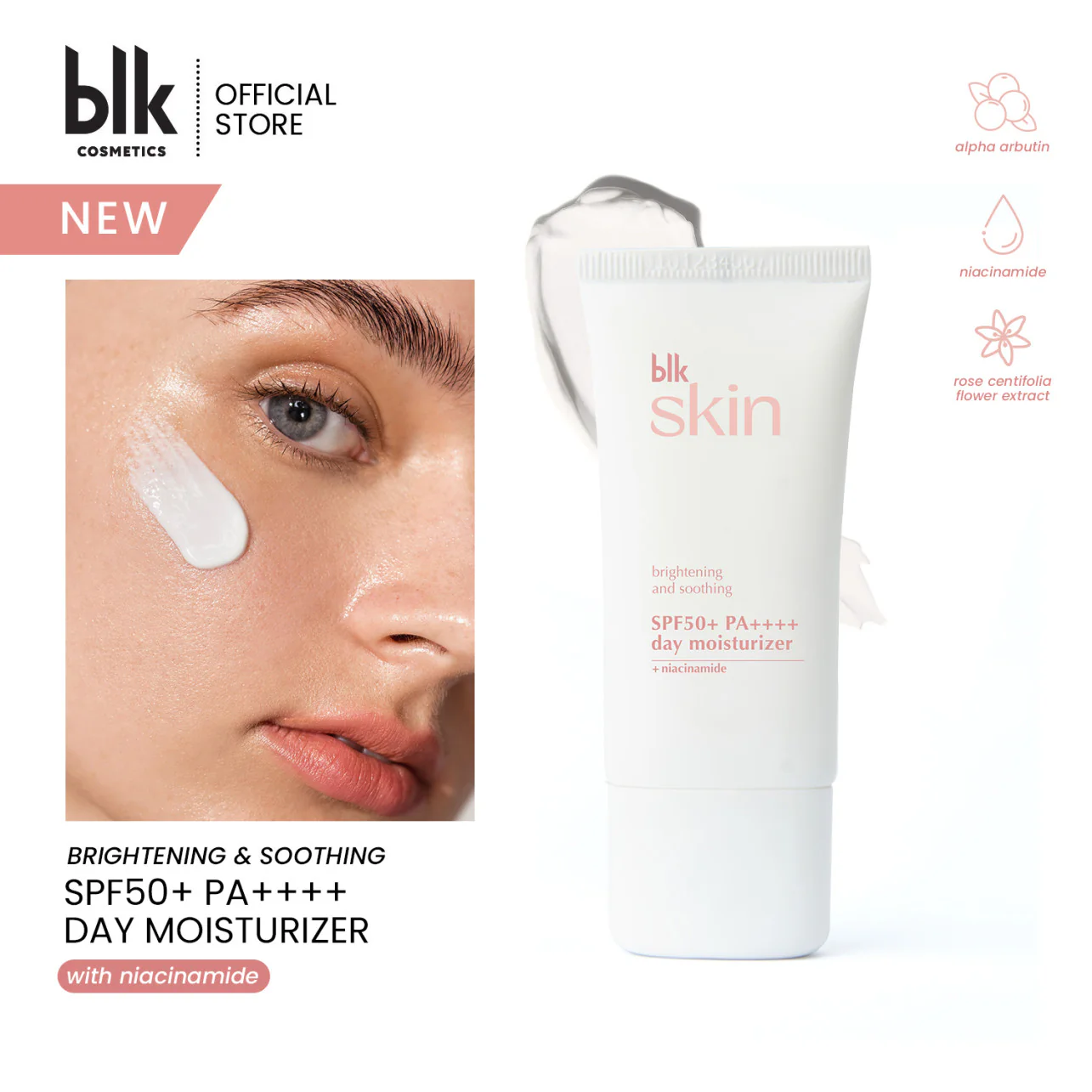 Skin Brightening & Soothing SPF50+ PA+++ Day Moisturizer + Niacinamide