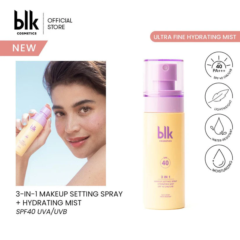 Fresh 3in1 Makeup Setting Spray & Hydrating Mist SPF 40 UVA/UVB