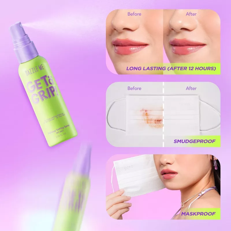 Get a Grip! Makeup Setting Spray-Dewy Fix