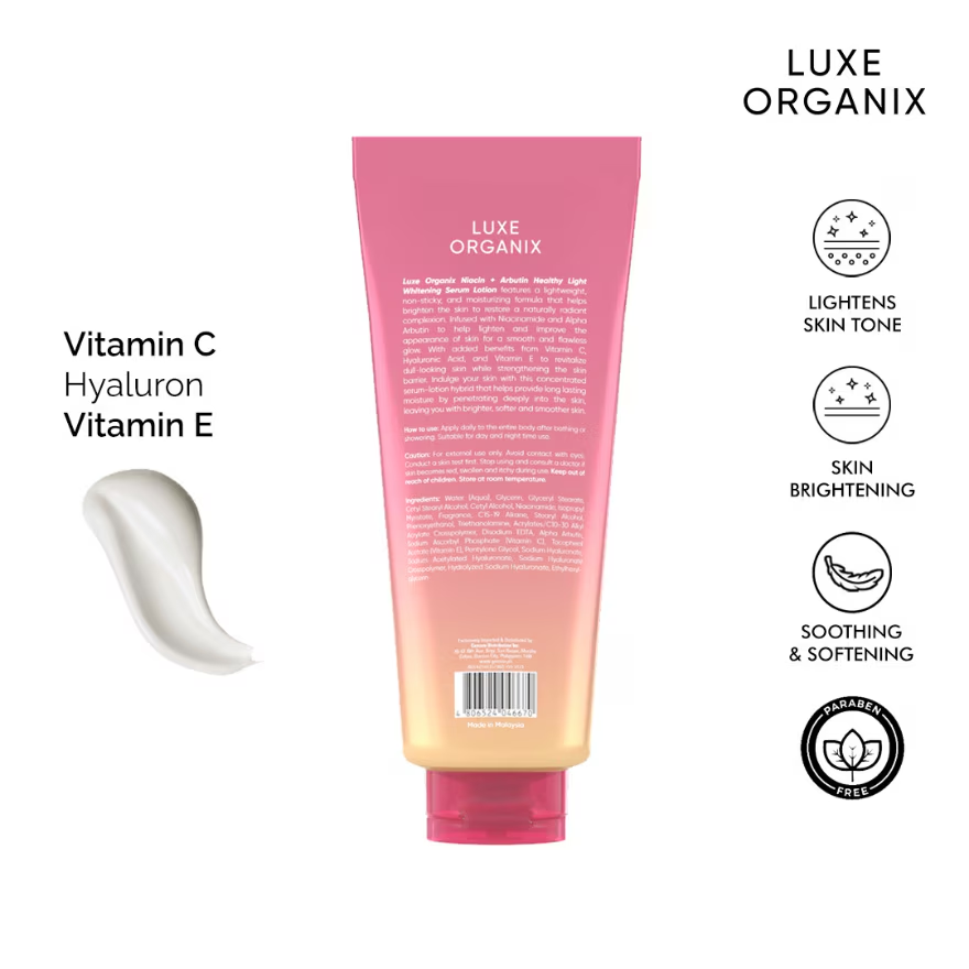 Niacinamide + Alpha Arbutin Whitening Serum Lotion 350ml