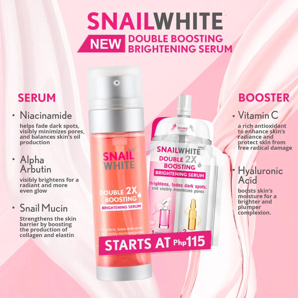 Double Boosting Brightening Serum and Double Boosting Anti Aging Serum