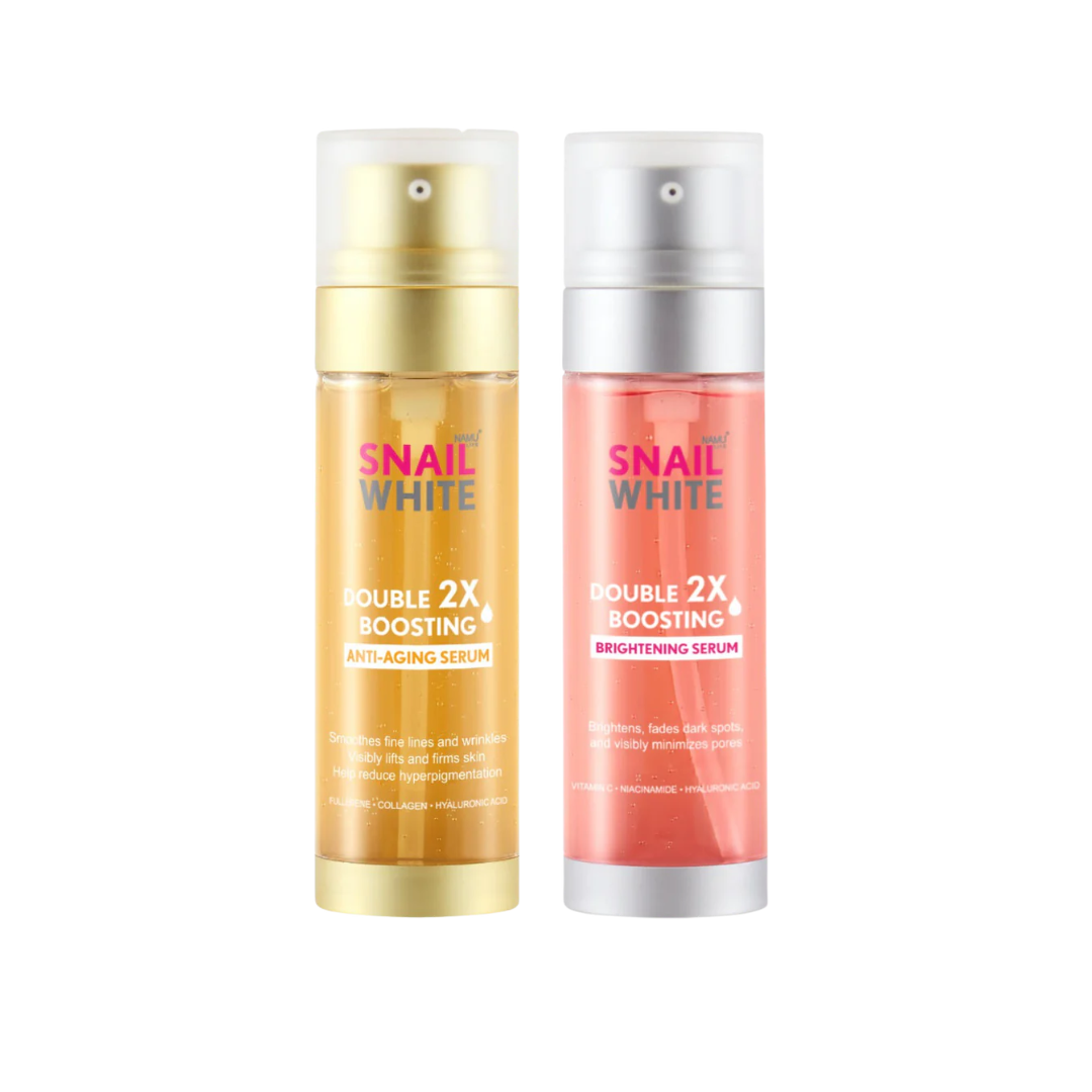 Double Boosting Brightening Serum and Double Boosting Anti Aging Serum