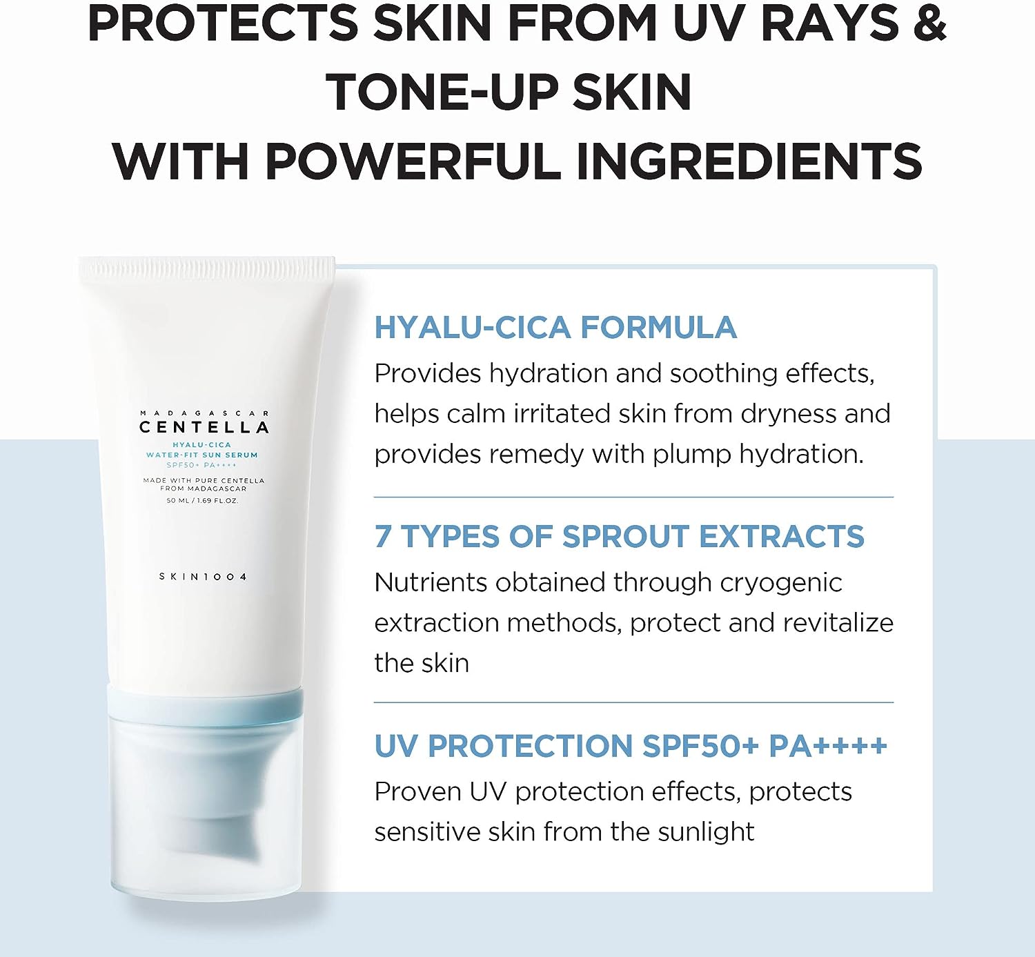 Hyalu-Cica Waterfit Sun Serum