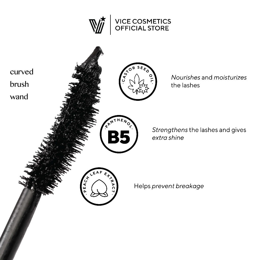 Vice Cosmetics SuperMegaUltraCurl Mascara Black