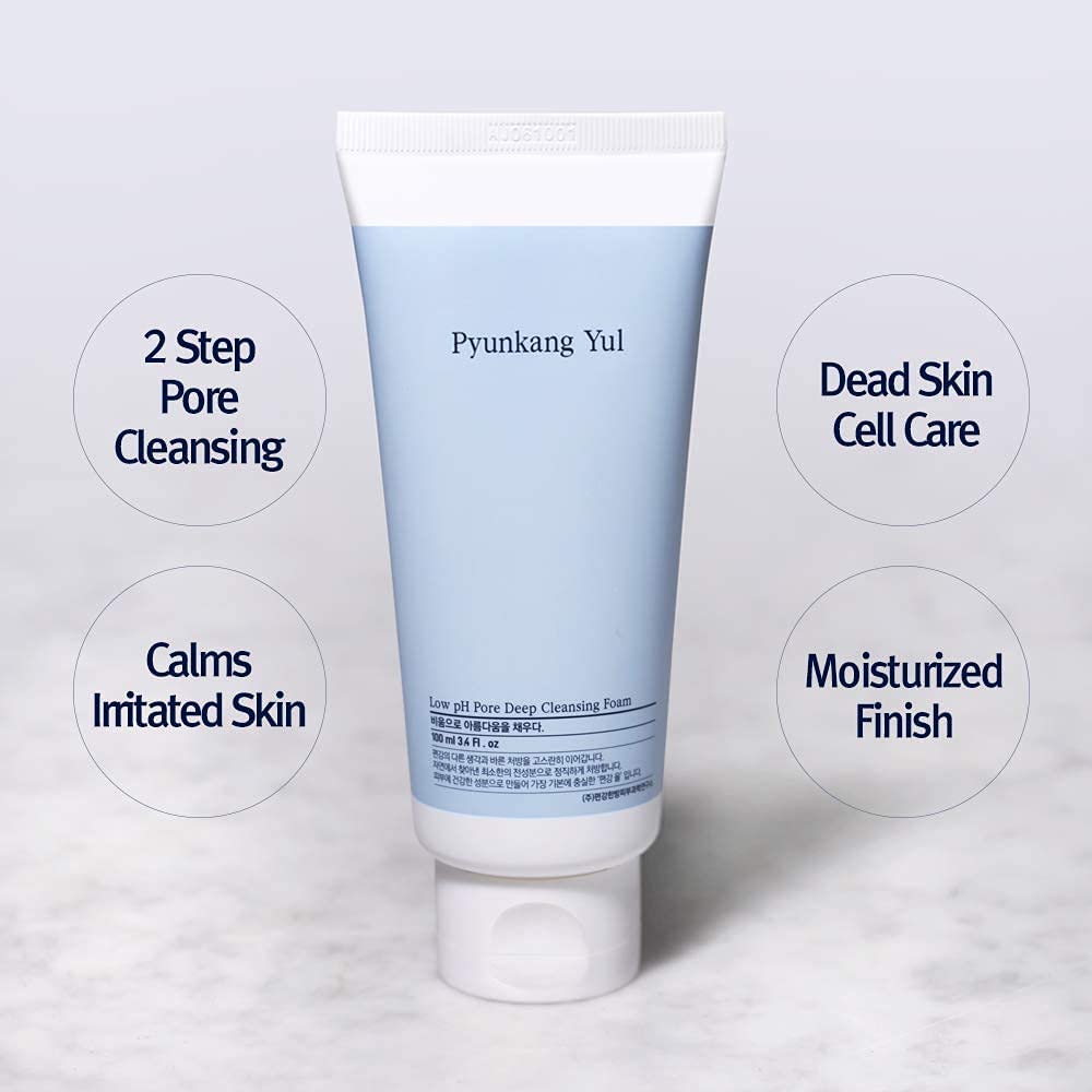 Low pH Pore Deep Cleansing Foam 100ml - BeautiQn