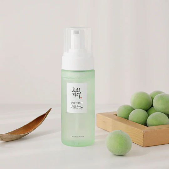 Bubble Toner : Green Plum + AHA