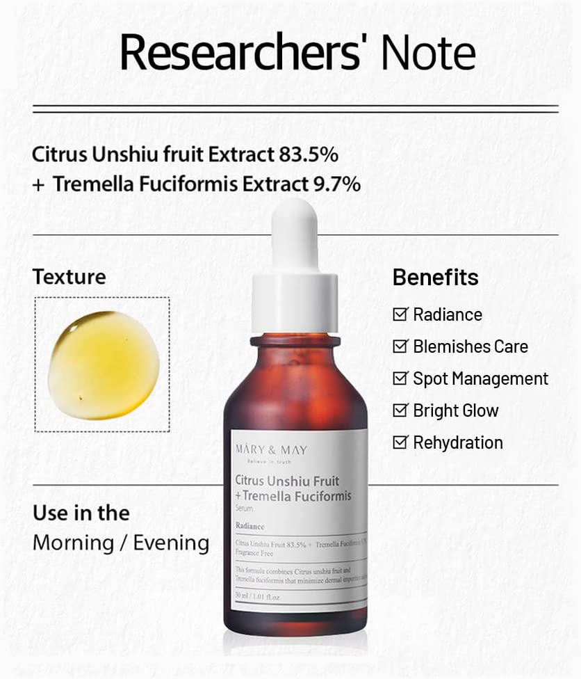 Citrus Unshiu + Tremella Fuciformis Serum 30ml