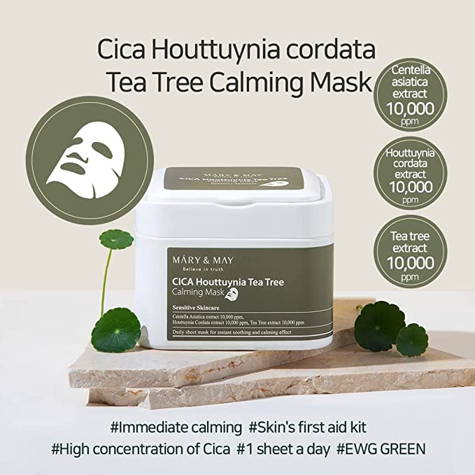 CICA Houttuynia Tea Tree Calming Mask