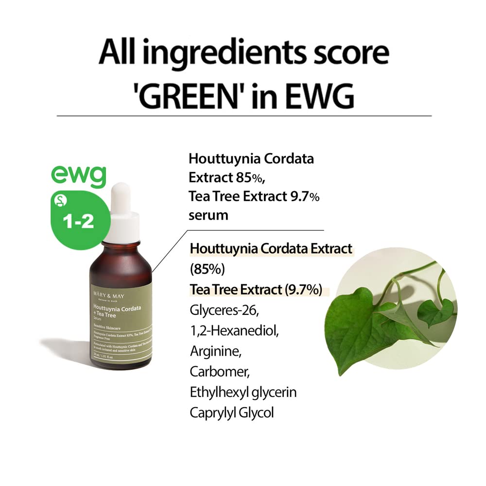 Houttuynia Cordata +Tea Tree Serum 30ml