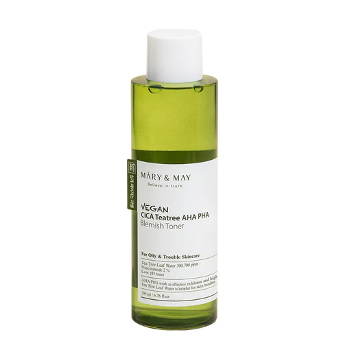 Vegan CICA Tea Tree AHA PHA Toner 200ml