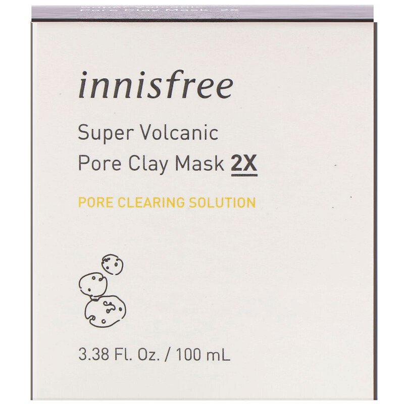 Super Volcanic Pore Clay Mask 2X 100mL - BeautiQn