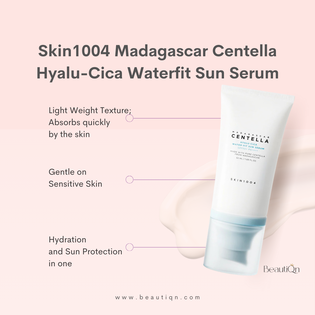 Discovering the Radiant Glow: Skin1004 Madagascar Hyalu-Cica Water-Fit Sun Serum