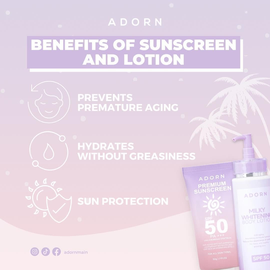 ADORN Premium Sunscreen SPF50 PA+++