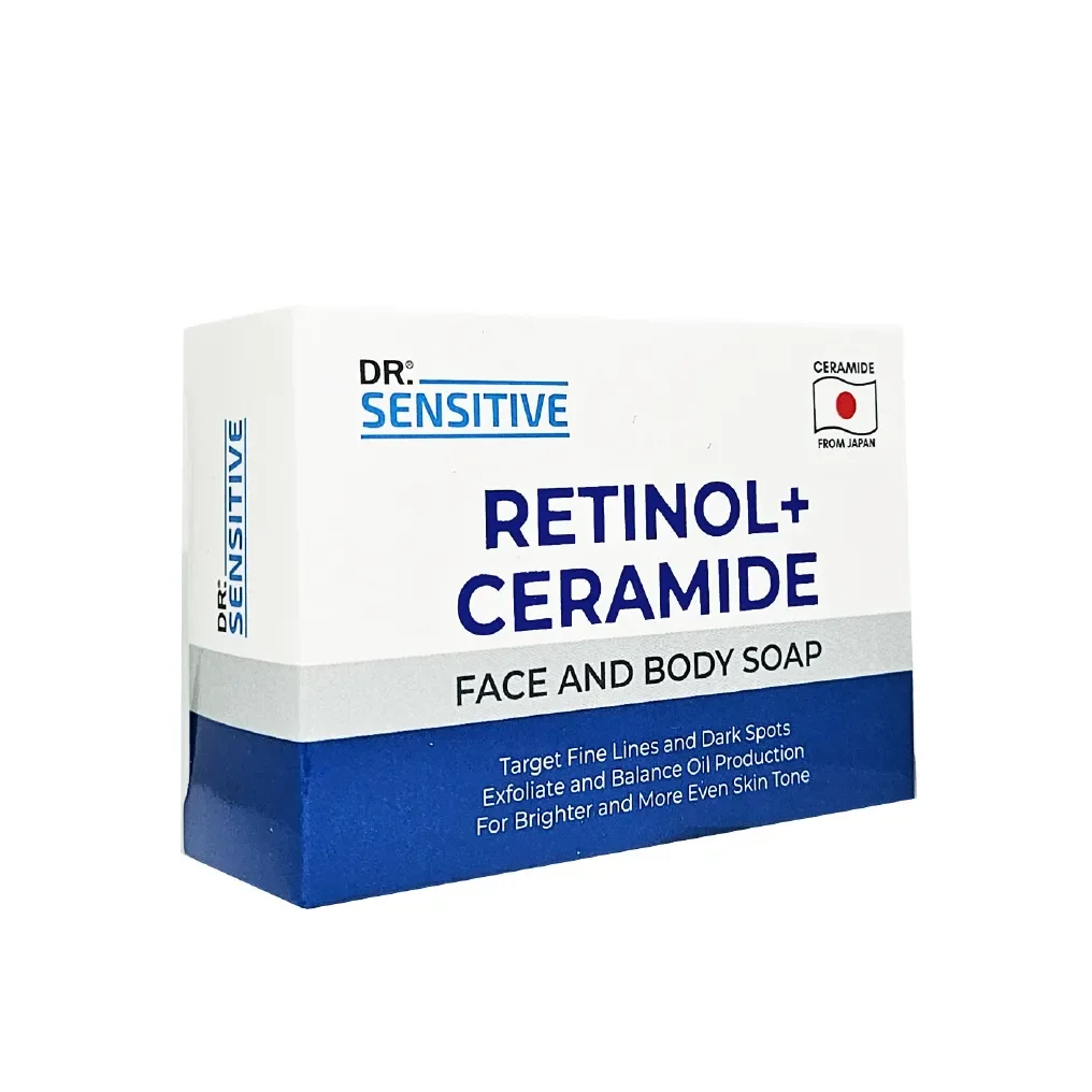 Dr. Sensitive Retinol Plus Ceramide Face And Body Soap 120g