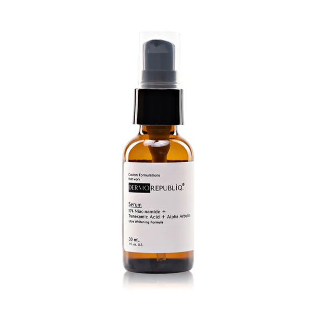 Dermorepubliq 10% Niacinamide + 3% Tranexamic Acid + 2% Alpha Arbutin Ultra White Serum - 30 mL