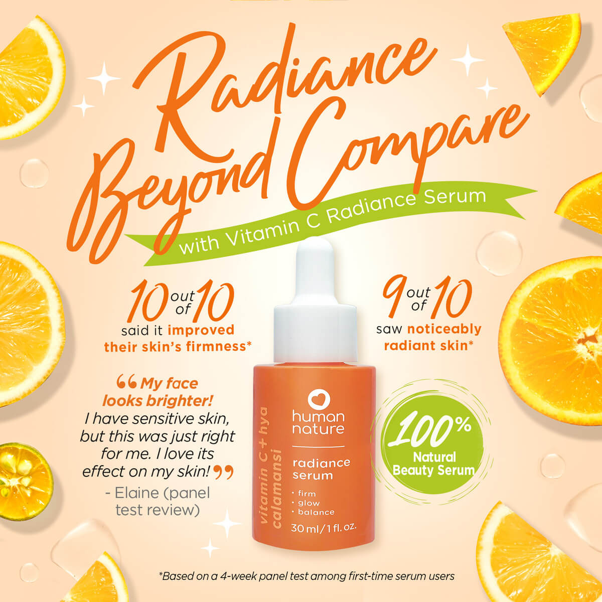 Human Nature Vitamin C + Hya Calamansi Radiance Serum 30ml