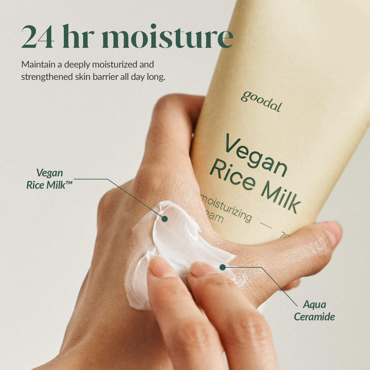 Vegan Rice Milk Moisturizing Cream