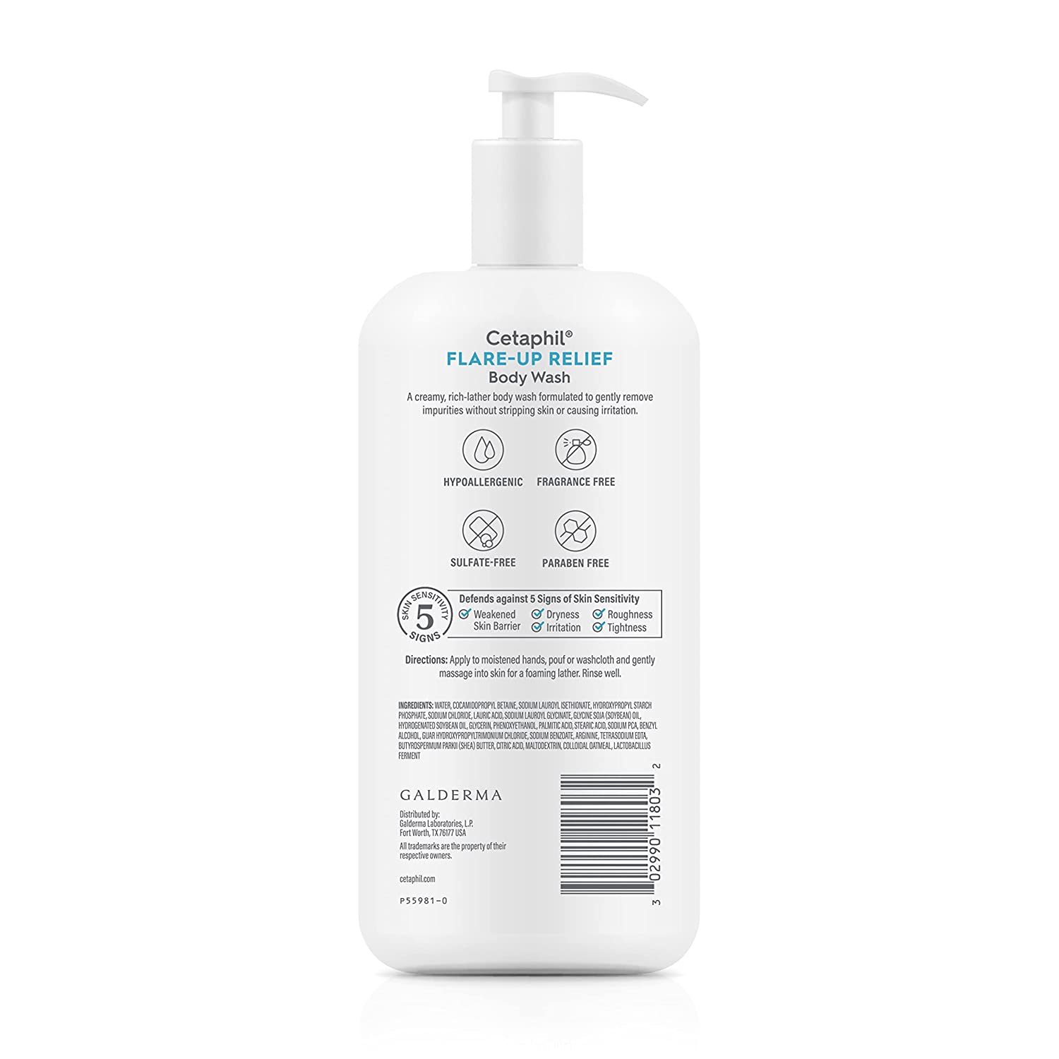 FLARE-UP RELIEF BODY WASH for Stressed Skin