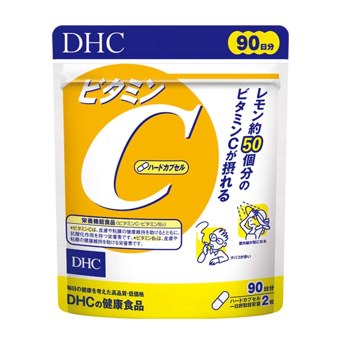DHC Vitamin C 180 Capsules (90 يومًا)