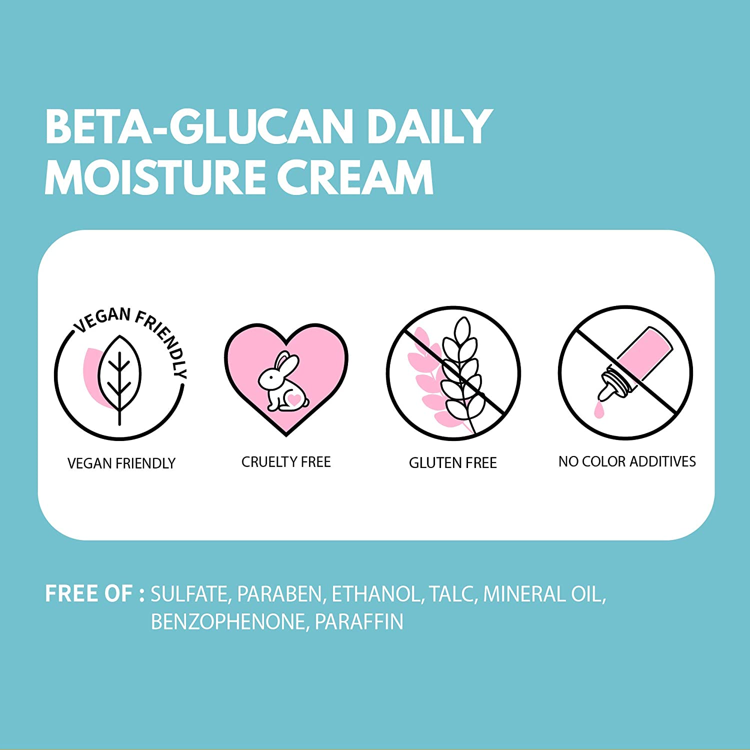 Beta Glucan Daily Moisture Cream 60ml