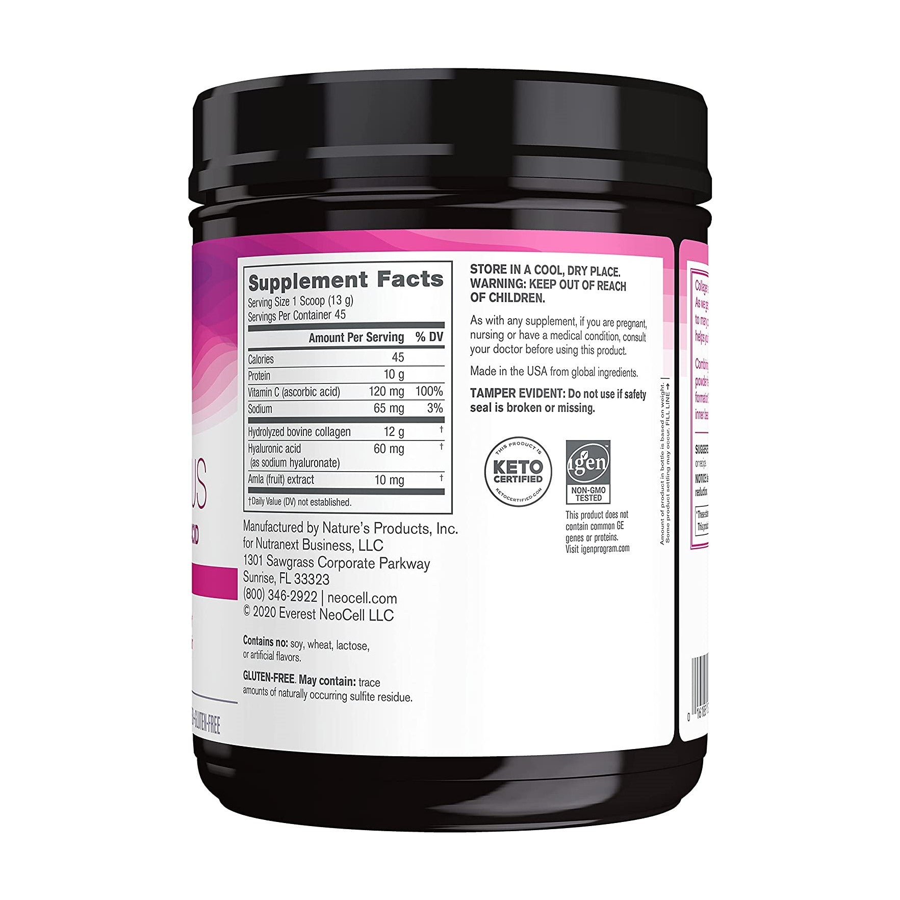 Super Collagen Plus with Vitamin C & Hyaluronic Acid Powder 45 servings